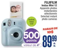 Jean Coutu FUJIFILM Instax Mini 12 Selected instant photo cameras offer