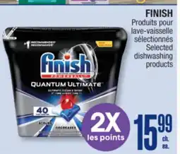 Jean Coutu FINISH Selected dishwashing products offer