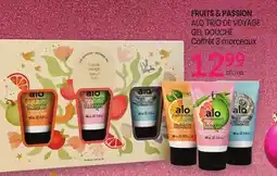 Uniprix FRUITS & PASSION ALO TRIO DE VOYAGE GEL DOUCHE Coffret 3 morceaux offer