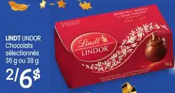 Uniprix LINDT LINDOR Chocolats sélectionnés offer