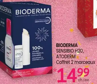 Uniprix BIODERMA SENSIBIO H20, ATODERM Coffret 2 morceaux offer
