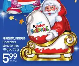 Uniprix FERRERO, KINDER Chocolats sélectionnés offer