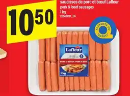 Maxi SAUCISSES DE PORC BŒUF LAFLEUR PORK & BEEF SAUSAGES 1 KG offer