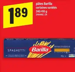 Maxi PÂTES BARILLA, 340/410 G offer