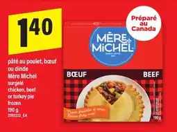 Maxi PÂTÉ AU POULET, BŒUF OU DINDE MÈRE MICHEL, 190 g offer