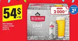 Maxi BIÈRE SLEEMAN CANETTES CONSIGNE, 40X355 ML offer