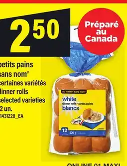 Maxi PETITS PAINS SANS NOM | DINNER ROLLS, 2 UN offer