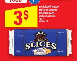 Maxi PRODUIT DE FROMAGE FONDU EN TRANCHES BLACK DIAMOND, 410 G offer