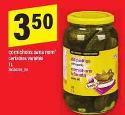 Maxi CORNICHONS SANS NOM , 1 L offer