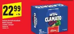 Maxi BOISSON DE MALT ALCOOLISÉE MOTT'S CLAMATO, 12x341 mL offer