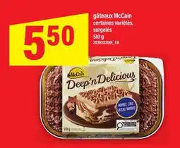 Maxi GÂTEAUX MCCAIN, 510 g offer