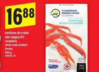 Maxi SECTIONS DE CRABE DES NEIGES IFC, 500 g offer