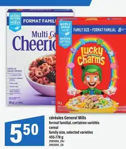 Maxi CÉRÉALES GENERAL MILLS | CEREAL, 455-778 g offer