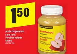 Maxi PURÉE DE POMMES SANS NOM , 620 mL offer