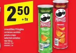 Maxi CROUSTILLES PRINGLES | POTATO CRISPS, 148/156 G offer