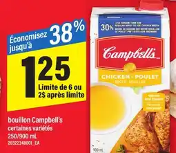 Maxi BOUILLON CAMPBELL'S, 250/900 ML offer