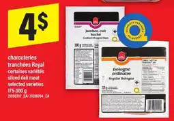 Maxi CHARCUTERIES TRANCHÉES ROYAL | SLICED DELI MEAT, 175-300 g offer