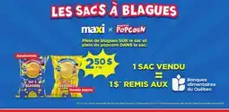 Maxi PLEIN DE BLAGUES SUR LE SAC ET PLEIN DE POPCORN DANS LE SAC offer