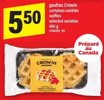 Maxi GAUFRES CROWIN | WAFFLES, 400g offer
