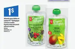Maxi ALIMENTS POUR BÉBÉS EN SACHET PC BIOLOGIQUE | ORGANICS BABY FOOD POUCH, 128 mL offer