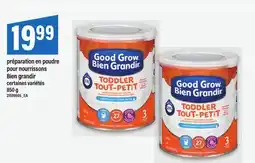 Maxi PRÉPARATION EN POUDRE POUR NOURRISSONS BIEN GRANDIR, 850 g offer