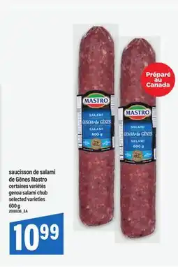 Maxi SAUCISSON DE SALAMI DE GÊNES MASTRO, 600 g | GENOA SALAMI CHUB offer