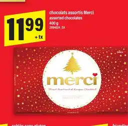 Maxi CHOCOLATS ASSORTIS MERCI | ASSORTED CHOCOLATES, 400 G offer
