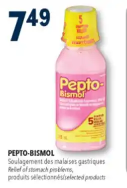 Familiprix PEPTO-BISMOL, Relief of stomach problems, selected products offer
