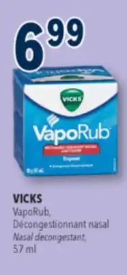 Familiprix VICKS, Nasal decongestant, 57 ml offer