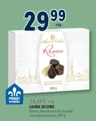 Familiprix LAURA SECORD, Romeo, Chocolate assortment, 388 g offer