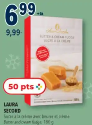 Familiprix LAURA SECORD, Butter and cream fudge, 180 g offer