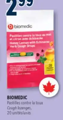 Familiprix BIOMEDIC, Pastilles Cough lozenges, 20 units offer
