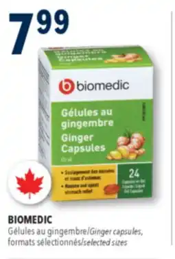 Familiprix BIOMEDIC, Ginger capsules, formats selected sizes offer