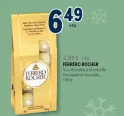 Familiprix FERRERO ROCHER, Fine hazelnut chocolates, 100 g offer