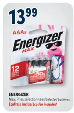 Familiprix ENERGIZER, Max, Selected batteries offer