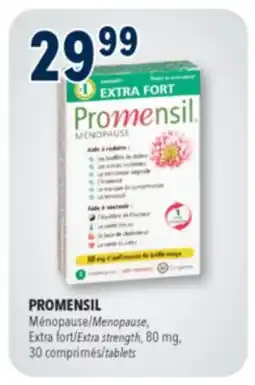 Familiprix PROMENSIL, Menopause, Extra strength, 80 mg, 30 tablets offer