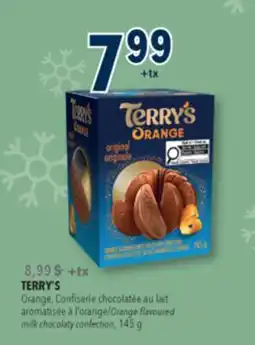 Familiprix TERRY'S, Orange flavoured milk chocolaty confection, 145 g offer