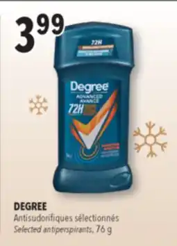 Familiprix DEGREE, Selected antiperspirants, 76g offer