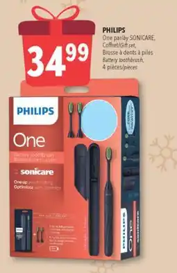 Familiprix PHILIPS, by SONICARE, Gift set, Battery toothbrush, 4 pieces offer