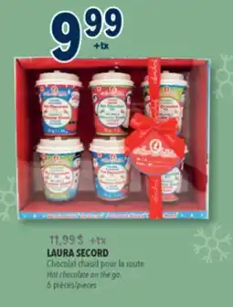 Familiprix LAURA SECORD Hot chocolate on the go, 6 pieces offer