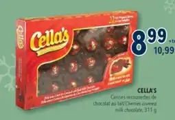 Familiprix CELLA'S, Cherries covered milk chocolate, 311 g … offer