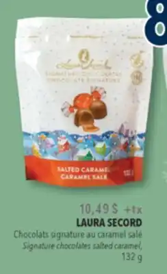 Familiprix LAURA SECORD Signature chocolates salted caramel, 132g offer