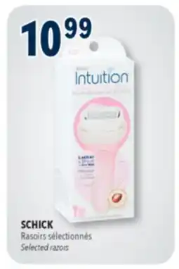 Familiprix SCHICK, Selected razors offer