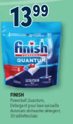 Familiprix FINISH, Powerball Quantum, Automatic dishwasher detergent, 30 tabs offer