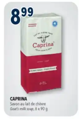 Familiprix CAPRINA Goat's milk soap, 6x 90g offer