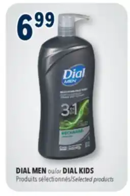 Familiprix DIAL MEN or DIAL KIDS, Selected products offer