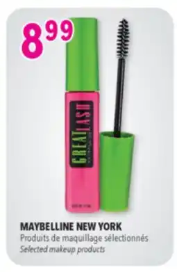 Familiprix MAYBELLINE NEW YORK, Selected mascaras offer