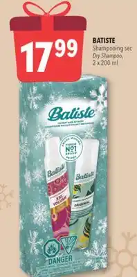 Familiprix BATISTE, Dry Shampoo, 2 x 200 ml offer