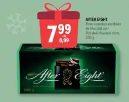 Familiprix AFTER EIGHT, Thin dark chocolate mints, 200 g offer