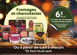 Marché Bonichoix Cheeses & deli meats offer
